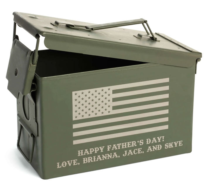 army green custom ammo can