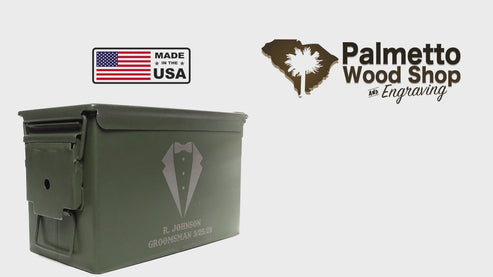 U.S. Military Surplus .50 cal Ammo Can product video