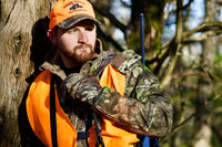 A hunter in a forest