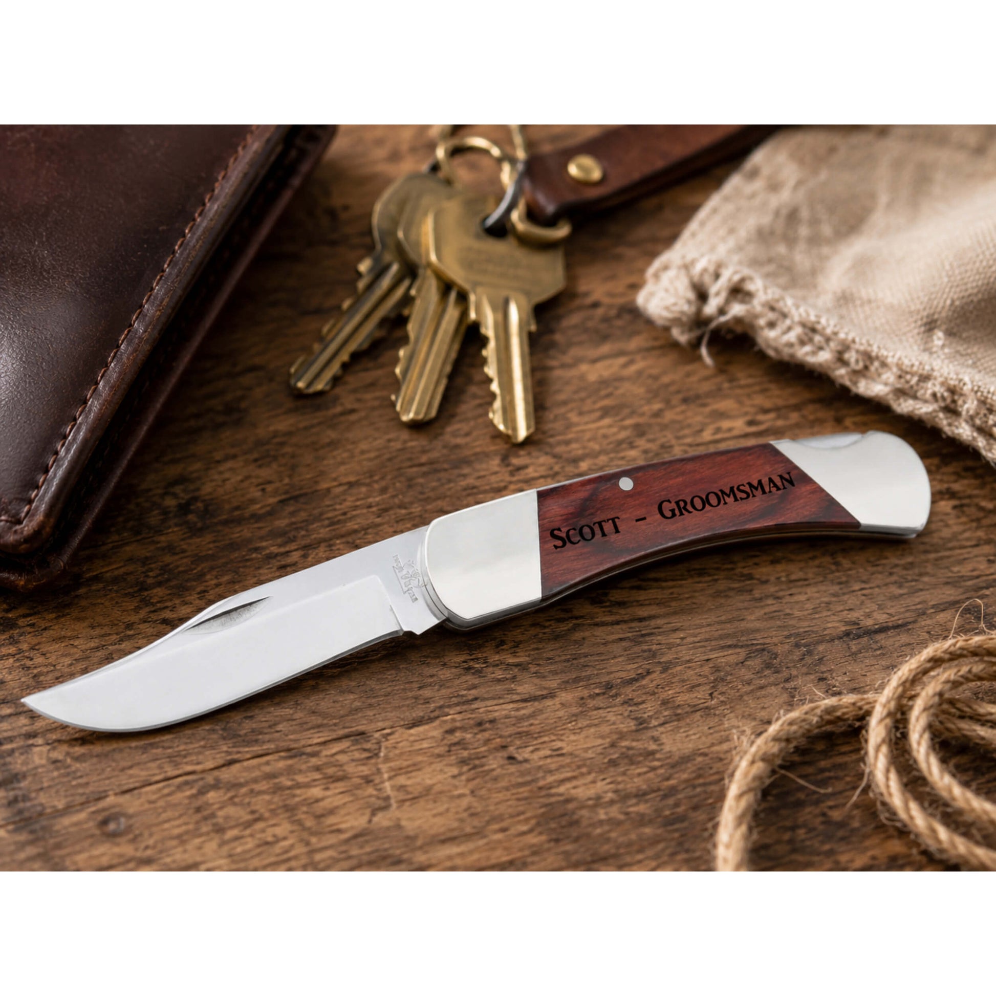 Bear & Son Knife 205R | Personalized | Palmetto Wood Shop