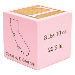 Baby Block | Custom Baby Gifts | Palmetto Wood Shop
