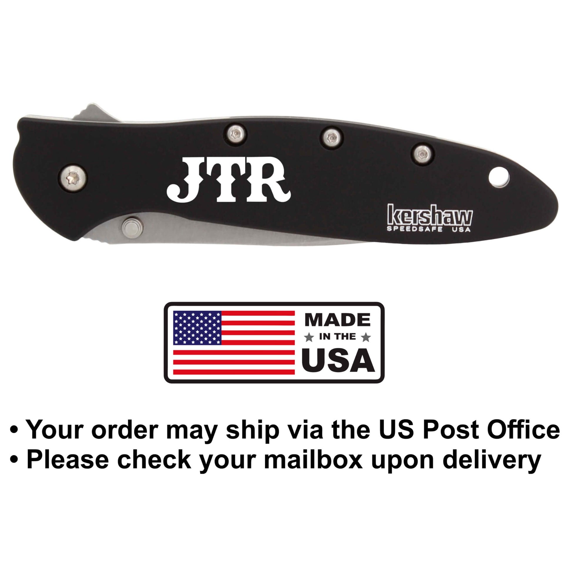 Kershaw Leek | Engraved Knives | Palmetto Wood Shop, image size:1920x1920