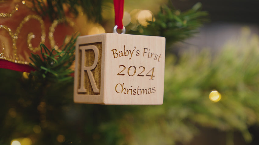 Baby's First Christmas personalized ornament